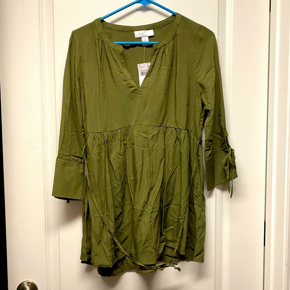 Motherhood Maternity Green Shirt